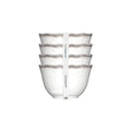 Rustica Antique White Melamine Dip Bowls, Set of 4 - White