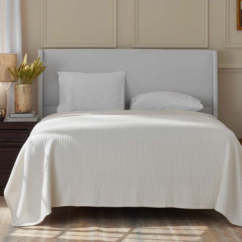 Egyptian Cotton Blanket - Ivory, King/Cal. King