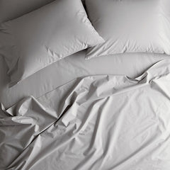 Classic Cool Organic Cotton Percale Solid Sham - Gray, King