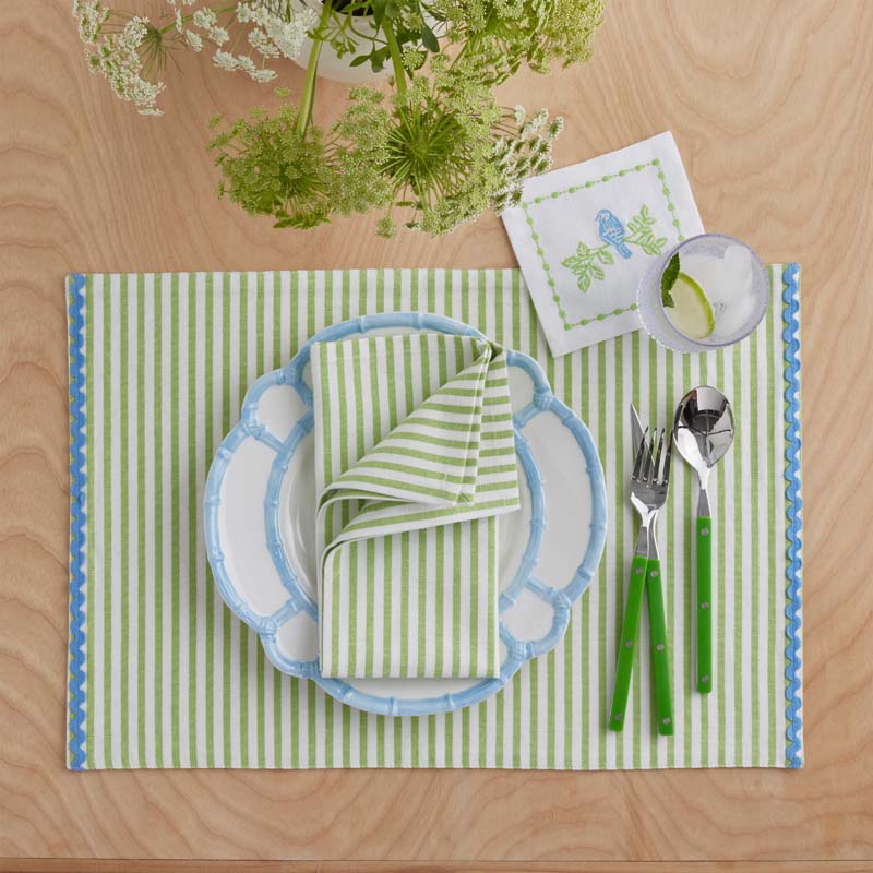 Yarn-Dyed Stripe Placemats, Set of 4 - Multi