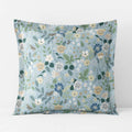 Strawberry Fields Classic Cool Cotton Percale Reversible Sham - Slate, Euro