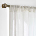Sheer Window Curtain - Natural, 84 in.
