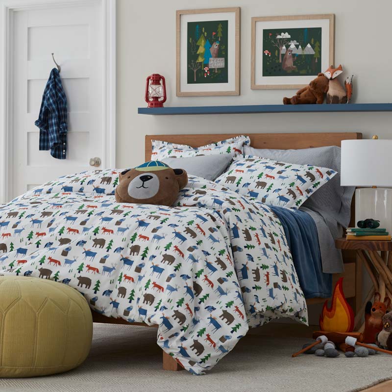 Bear Camp Wall Art - Green
