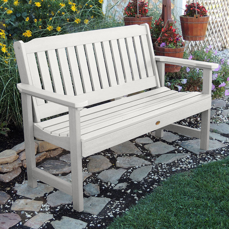 Garden Bench -  White, 5'