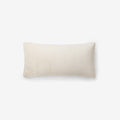 Decorative Lumbar Pillow Cover - Ivory, 14 in. x 30 in.