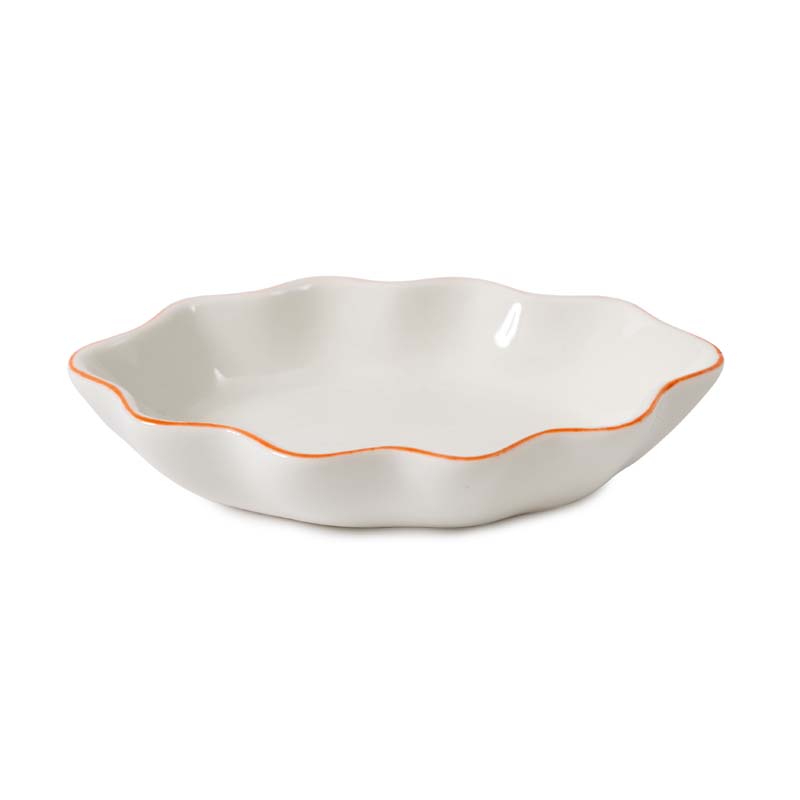 Scallop Soap Dish - Cream and Amber
