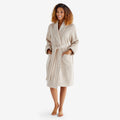 Women's Short Robe - Buff, XL
