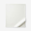 Premium Cool Supima® Cotton Percale Flat Bed Sheet - Cream, King/Cal King