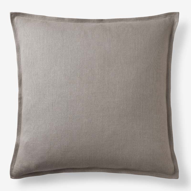 Linen Decorative Square Pillow Cover - Gray,  24 in. x 24 in.