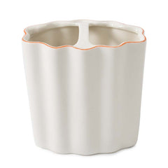 Scallop Toothbrush Holder - Cream and Amber