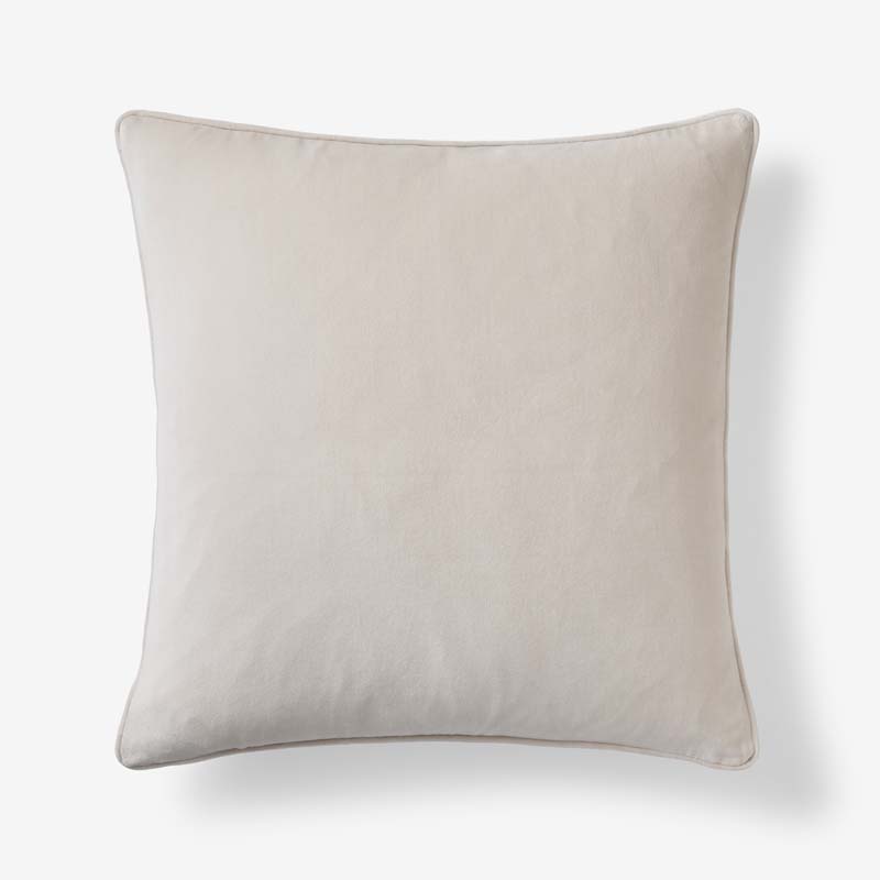 Velvet Decorative Square Pillow Cover - Sand, 20 in. x 20 in.