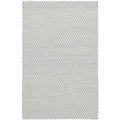 Honeycomb Handwoven Wool Rug -  French Blue, 2' x 3'