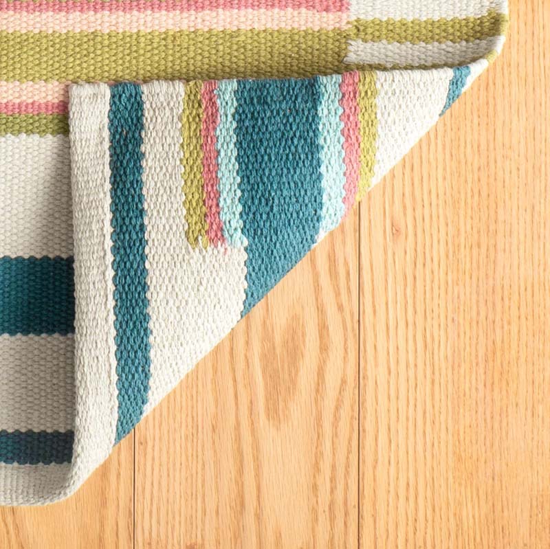 Everly Handwoven Cotton Rug - Multi, 5' x 8'