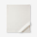 Classic Ultra-Cozy Cotton Velvet Flannel Flat Bed Sheet - Ivory, Queen