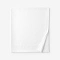 Classic Smooth Wrinkle-Free Sateen Flat Bed Sheet - White, King