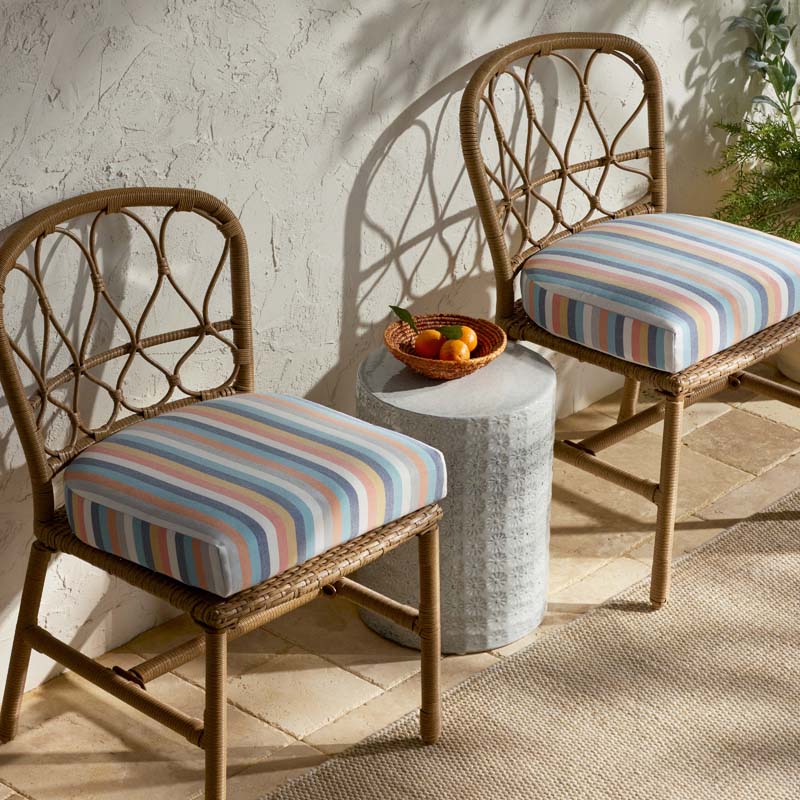 Contour Chair Cushion - Surround Stripe, 18 in. x 18 in.