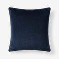 Velvet Decorative Square Pillow Cover - Indigo, 20 in. x 20 in.