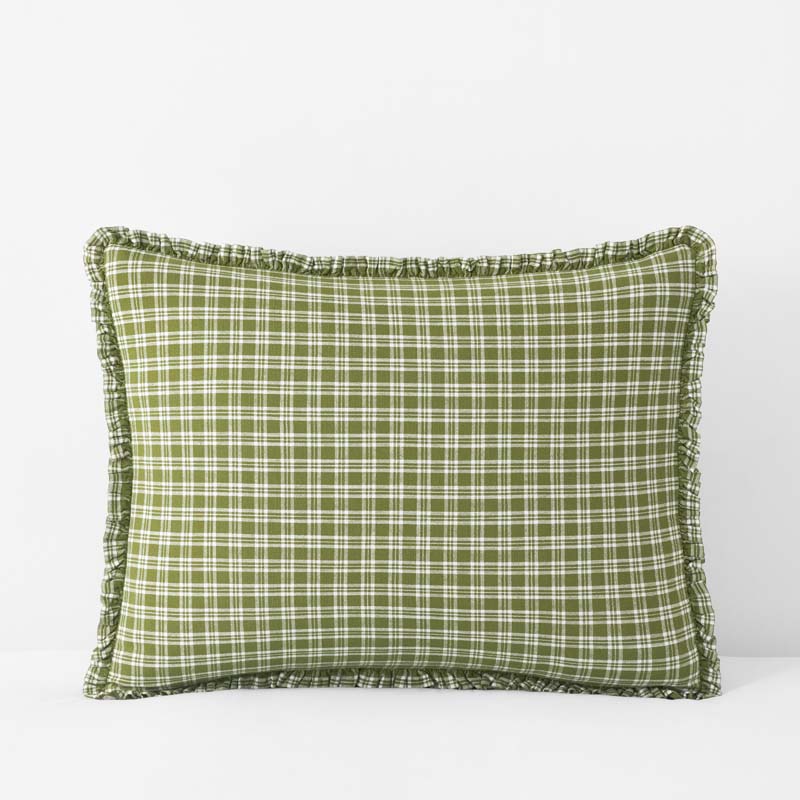 Classic Plaids Yarn-Dyed Cotton Sham - Henri Plaid, King