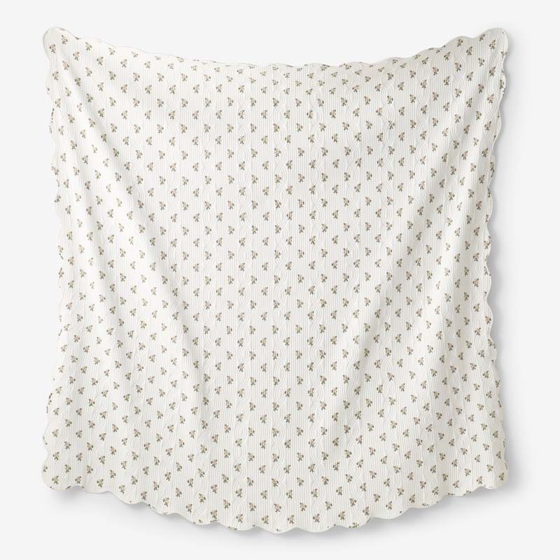 Flower Delight Reversible Quilt - Ivory, Full/Queen