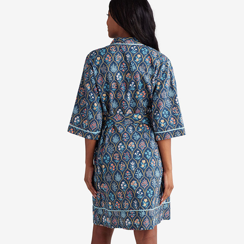 Printed Voile Women's Kimono Robe - Hawthorne, M/L