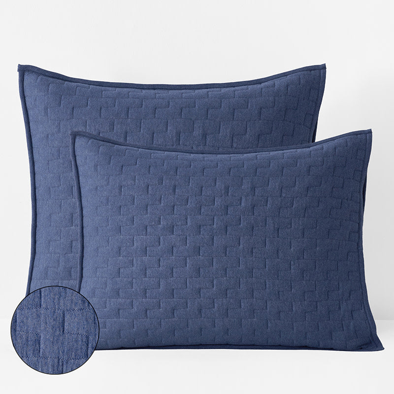 Air Layer Sham - Blue, Euro
