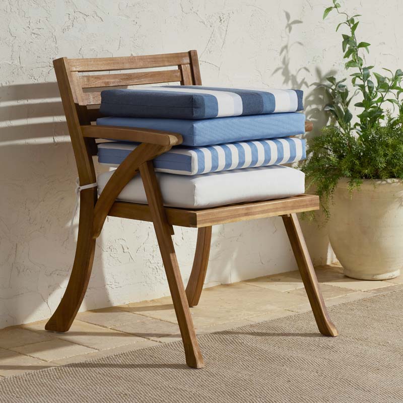 Replacement Knife Edge Chair Cushion - Gateway Coast, 21 in. x 19 in.