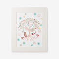 Fancy Unicorns Wall Art - Aqua