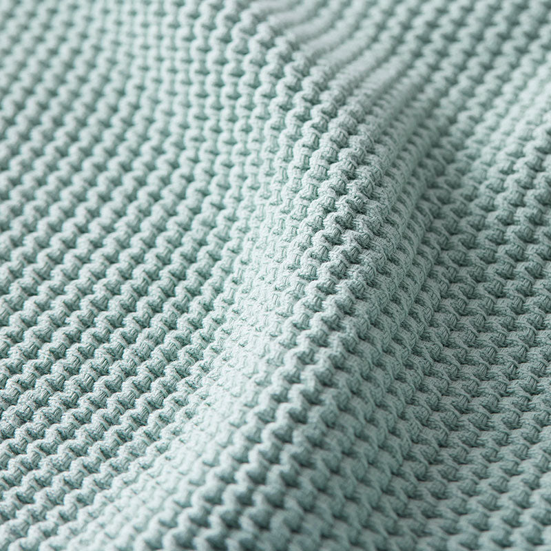 Garter Stitch Blanket - Cloud Blue, King/Cal. King