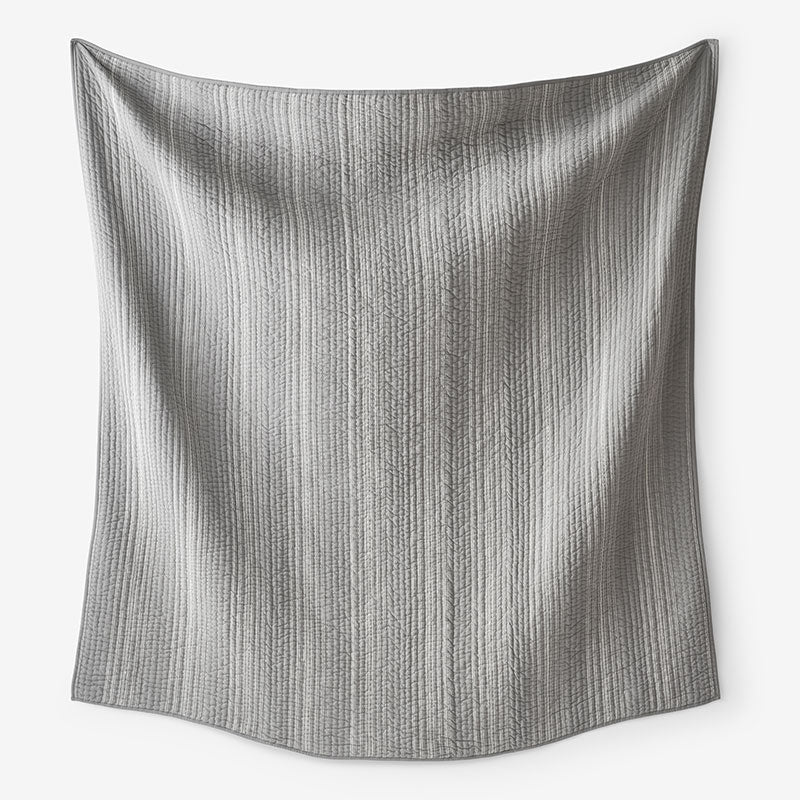 Stripe Quilted Sham - Mirror Stripe, Standard