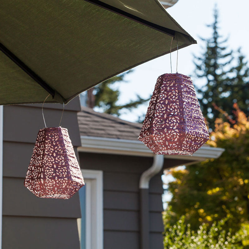 Soji™ Stella Prism Solar Outdoor Lantern, 11"