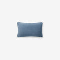 Decorative Lumbar Pillow Cover - Slate Blue, 12 in. x 21 in.