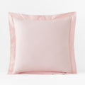 Classic Cool Organic Cotton Percale Solid Sham - Petal Pink, Euro