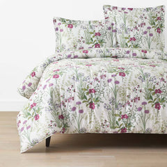 Bloom Meadow Classic Smooth Sateen Comforter - White Multi, Full/Queen