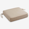 Rain Boxed Edge Replacement Chair Cushion - Antique Beige, 21 in . x 19 in.