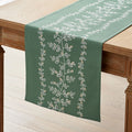 Climbing Vines Table Runner - Green, 16 in. x 108 in.