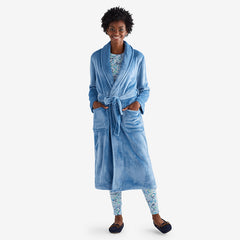 Womens Robes - Pale Blue, XXL
