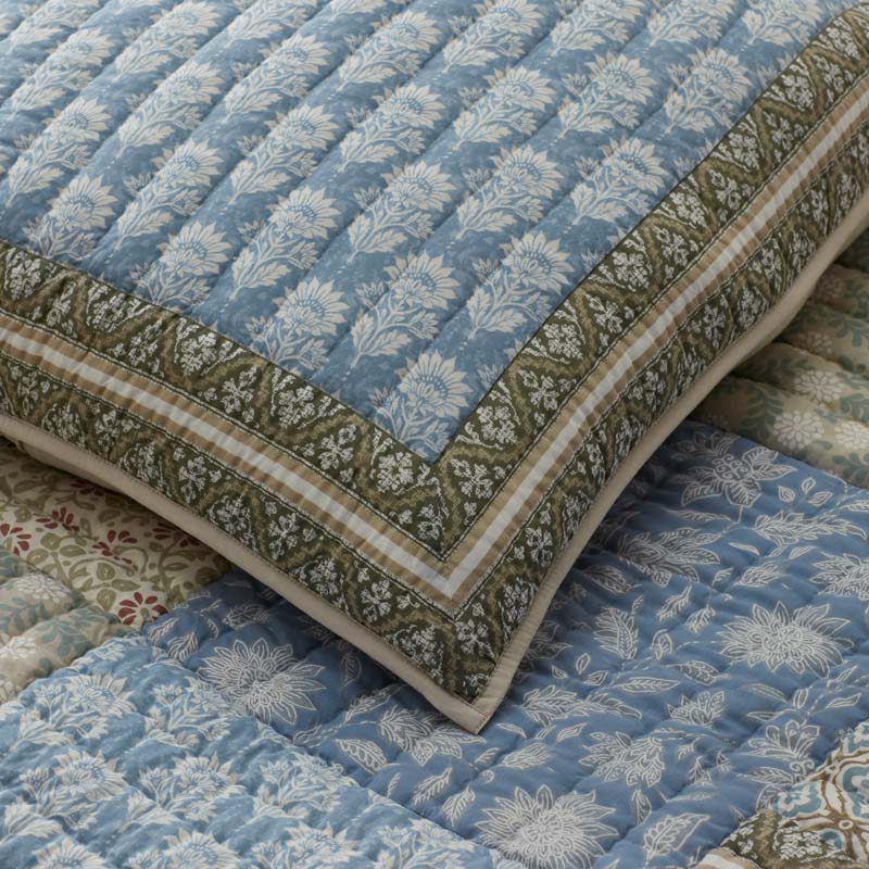 Anvitha Patchwork Quilted Sham - Multi, Standard