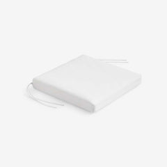 Replacement Knife Edge Chair Cushion - White, 18 in. x 18 in.