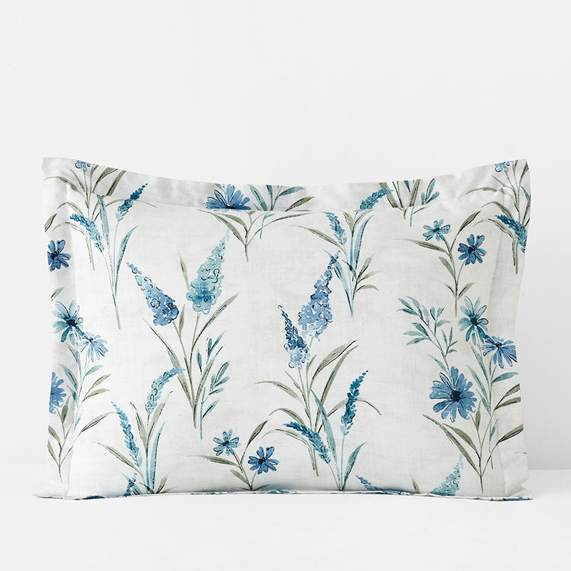 Nature's Vine Classic Smooth Sateen Sham - White Multi, King