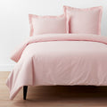 Classic Cool Organic Cotton Percale Solid Duvet Cover - Petal Pink, Twin XL