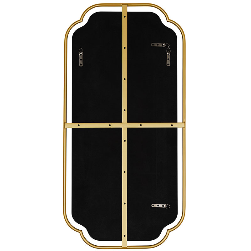 Gilded Floating Frame Wall Mirror - Gold