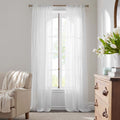 Sheer Window Curtain - White, 108 in.