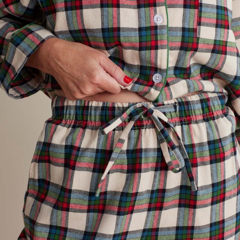 Family Flannel Women's Button-Down Pajama Set - Idyllwild, XXL