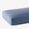 Classic Smooth Wrinkle-Free Sateen Fitted Bed Sheet - Infinity Blue, Twin XL