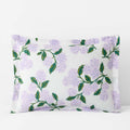 Hydrangea Classic Cool Cotton Percale Sham - Lilac, Standard