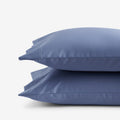 Premium Smooth Supima® Cotton Wrinkle-Free Sateen Pillowcase Set - Blue Dusk, King