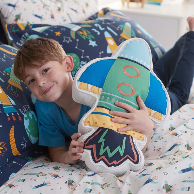 Decorative Shaped Pillow - Rocket