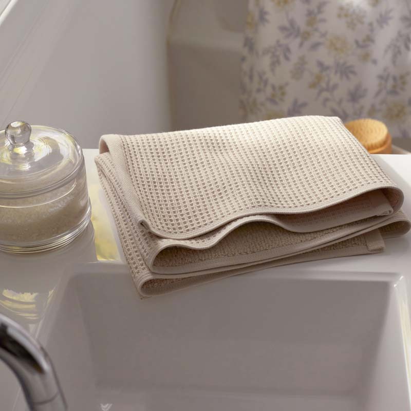Waffle Bath Towel - Linen