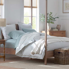Willowridge Premium Smooth Sateen Flat Bed Sheet - Green, Full