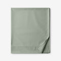 Classic Smooth Rayon Made From Bamboo Sateen Flat Bed Sheet - Tarragon, Queen